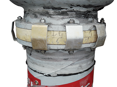 reparación de fugas por bridas